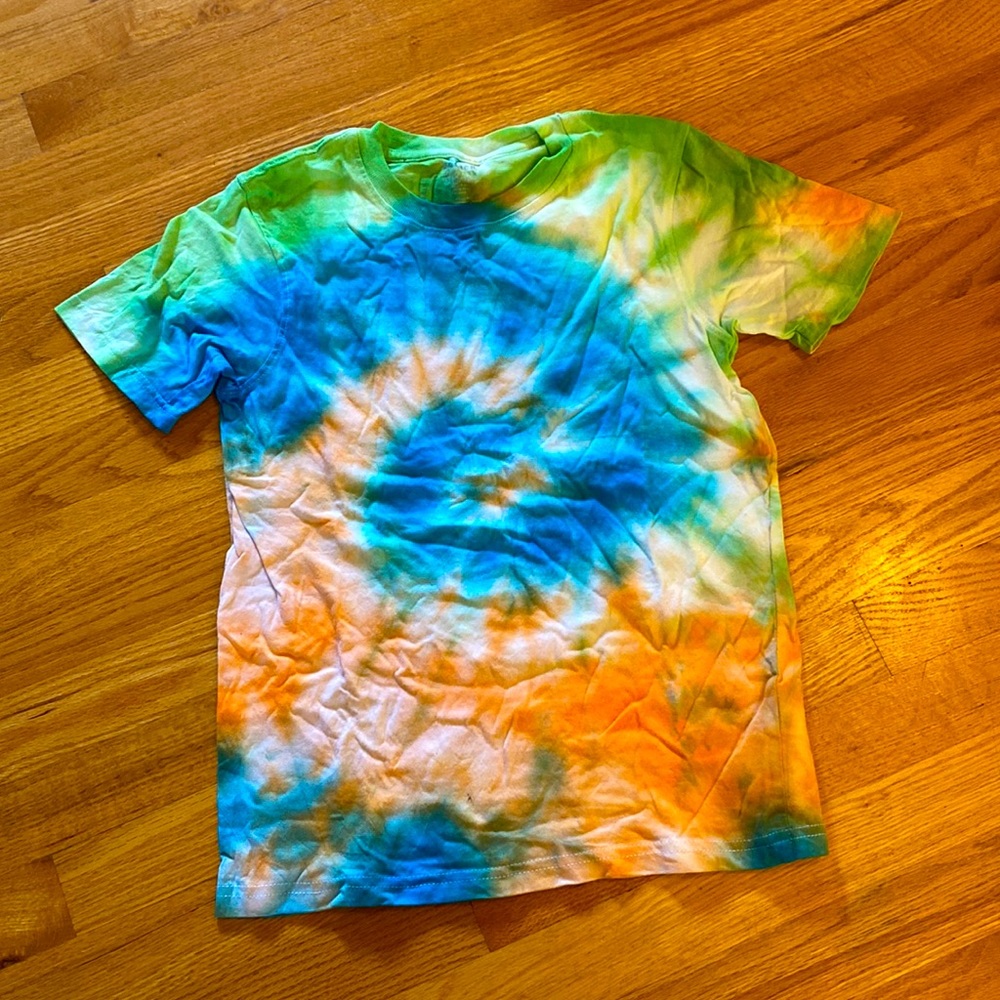 Short Sleeve Tie Dye Tee Shirt